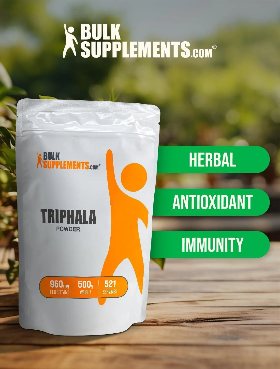 BULK SUPPLEMENTS - Bulk Supplements Triphala Powder 500Gr. - The Red Vitamin MX - Suplementos Alimenticios - {{ shop.shopifyCountryName }}