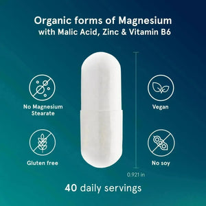 PUORI - Puori Organic Magnesium 300Mg. 120 Capsulas - The Red Vitamin MX - Suplementos Alimenticios - {{ shop.shopifyCountryName }}