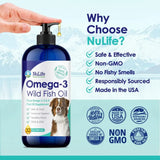 NULIFE - NuLife Liquid Fish Oil for Dogs with Omega 3 6 & 9 Fatty Acids 32 Fl.Oz. - The Red Vitamin MX - Aceite De Pescado Para Perros - {{ shop.shopifyCountryName }}