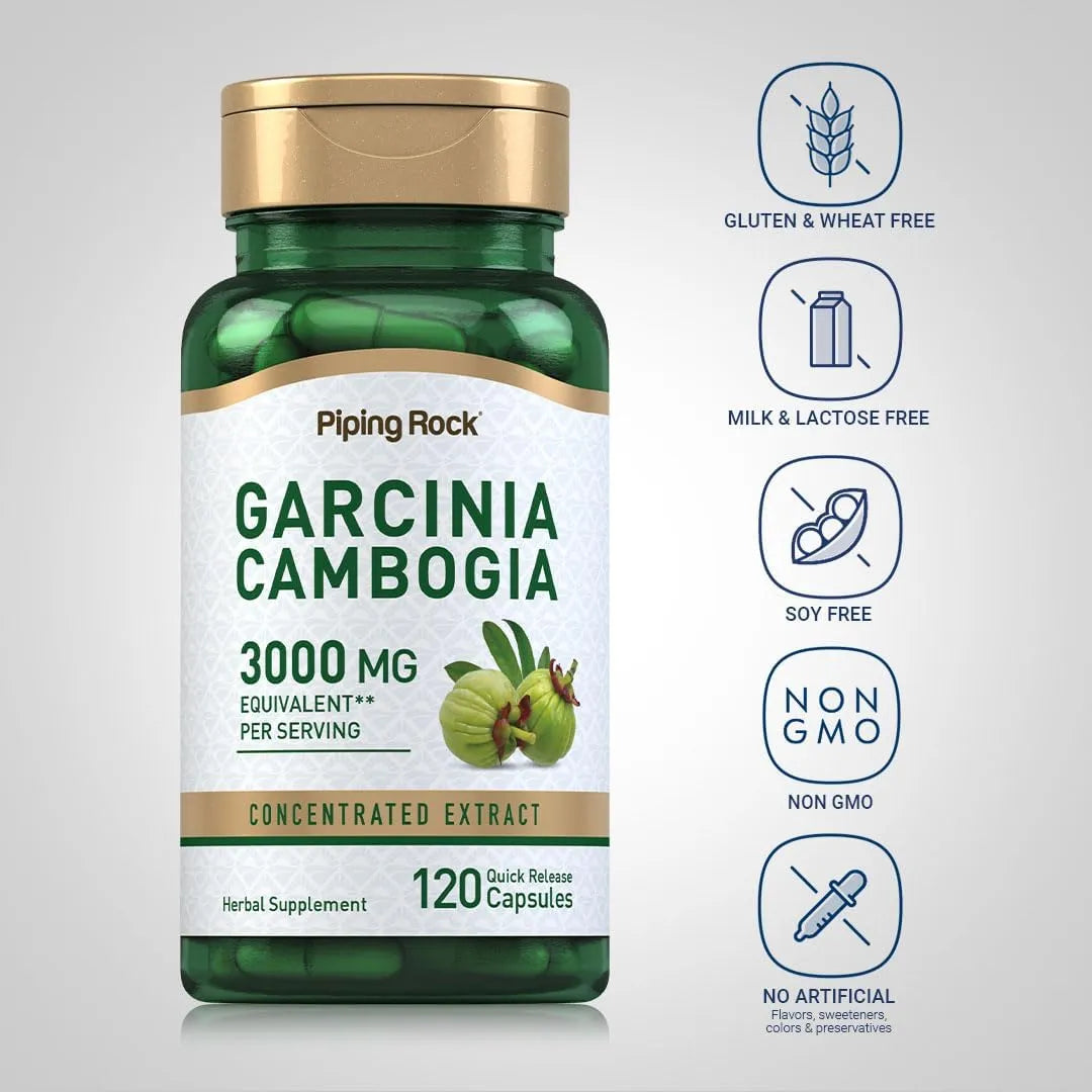 PIPING ROCK - Piping Rock Garcinia Cambogia 3000Mg. 120 Capsulas - The Red Vitamin MX - Suplementos Alimenticios - {{ shop.shopifyCountryName }}