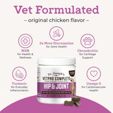 DR. JOSEPH'S - Dr. Joseph's VetPro Complete Dog Hip and Joint Chicken Flavored 60 Masticables - The Red Vitamin MX - Cuidado De Cadera Y Articulaciones Para Perros - {{ shop.shopifyCountryName }}