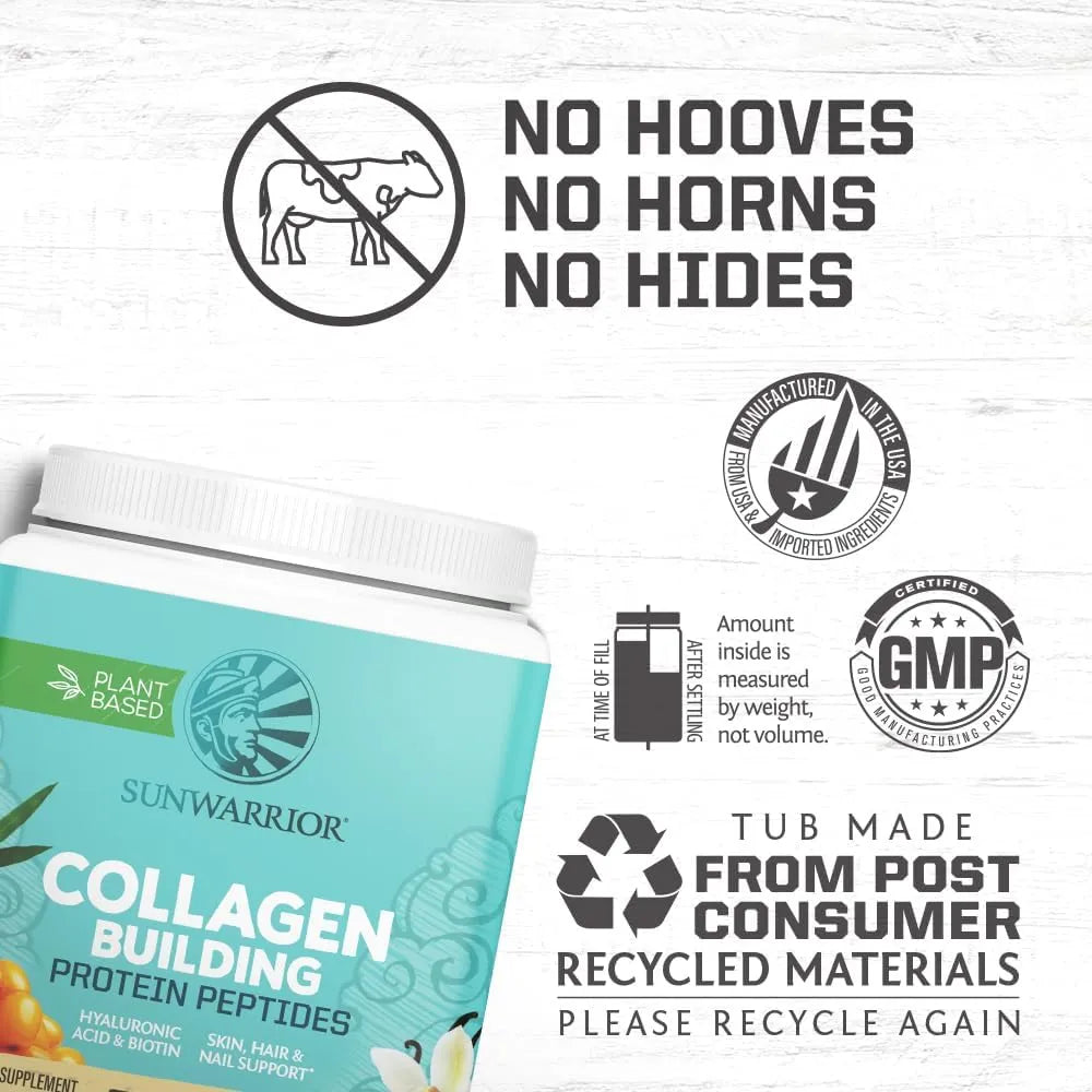 SUNWARRIOR - Sunwarrior Vegan Collagen Protein Powder Plant-based Vanilla 500Gr. - The Red Vitamin MX - Suplementos Alimenticios - {{ shop.shopifyCountryName }}