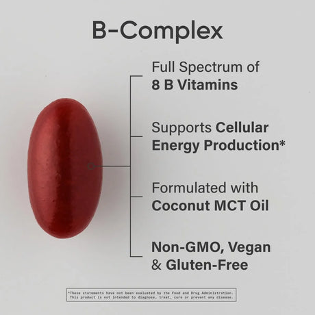 SPORTS RESEARCH - Sports Research Vitamin B-Complex 120 Capsulas Blandas - The Red Vitamin MX - Suplementos Alimenticios - {{ shop.shopifyCountryName }}