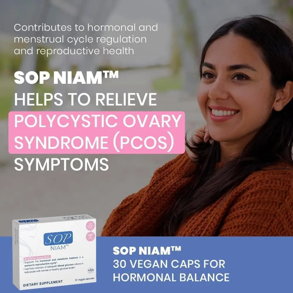 SOP NIAM - SOP NIAM D-Chiro Inositol Supplement for PCOS 60 Capsulas - The Red Vitamin MX - Suplementos Alimenticios - {{ shop.shopifyCountryName }}