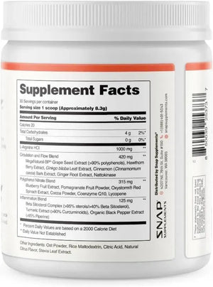 SNAP - Snap Supplements Circulation Health Powder 250Gr. - The Red Vitamin MX - Suplementos Alimenticios - {{ shop.shopifyCountryName }}