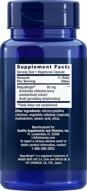 LIFE EXTENSION - Life Extension Tear Support with MaquiBright 90 Capsulas - The Red Vitamin MX - Suplementos Alimenticios - {{ shop.shopifyCountryName }}