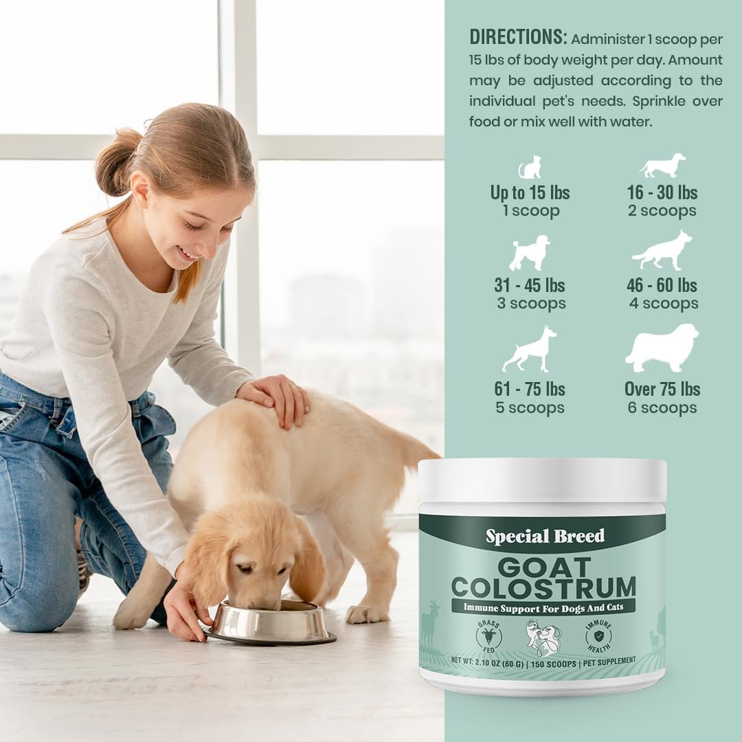 Special Breed Goat Colostrum for Dogs and Cats 60Gr.