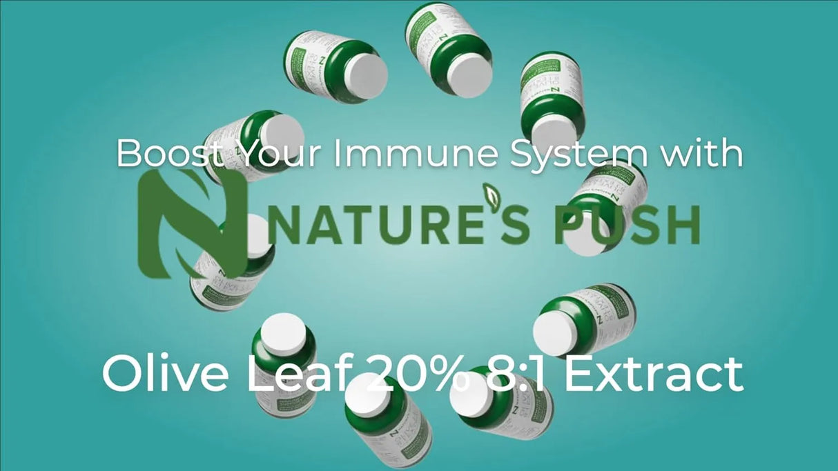 NATURE'S PUSH - Nature's Push Olive Leaf Super Potent 8:1 Extract 60 Capsulas - The Red Vitamin MX - Suplementos Alimenticios - {{ shop.shopifyCountryName }}