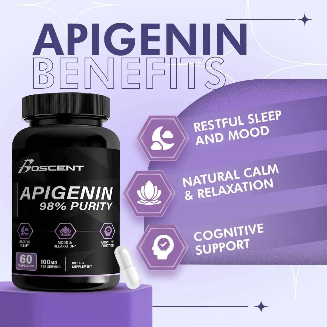 BOSCENT - BOSCENT Apigenin 100Mg. 60 Capsulas - The Red Vitamin MX - Suplementos Alimenticios - {{ shop.shopifyCountryName }}