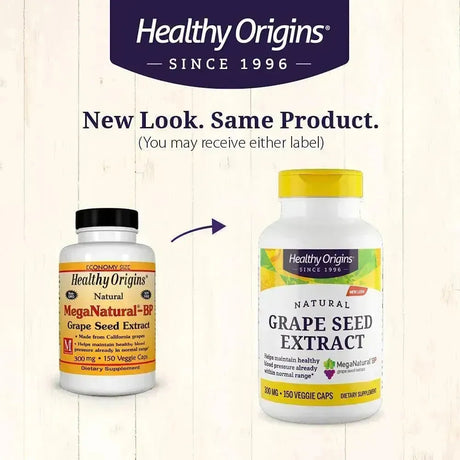 HEALTHY ORIGINS - Healthy Origins MegaNatural BP-Grape Seed Extract 300Mg. 150 Capsulas - The Red Vitamin MX - Suplementos Alimenticios - {{ shop.shopifyCountryName }}