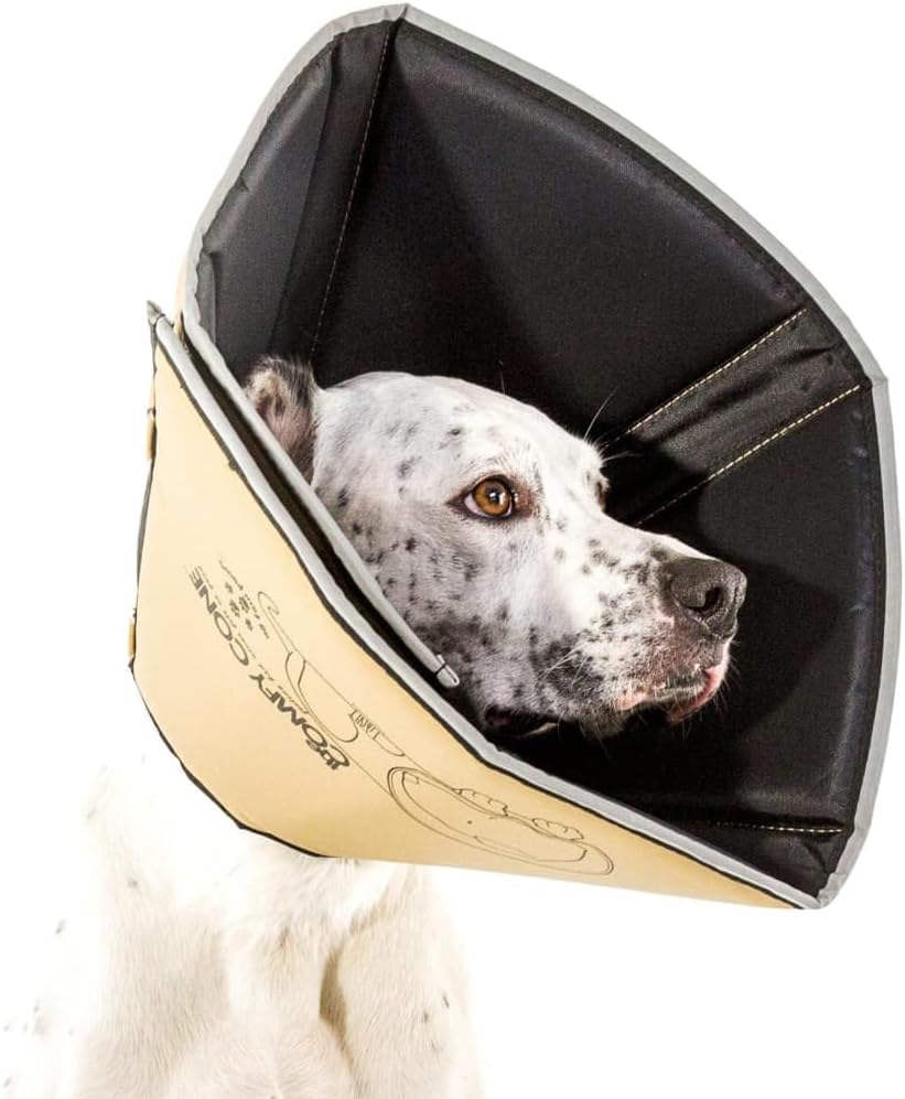 All Four Paws Comfy Cone Pet Cone for Dogs TAN XSMALL