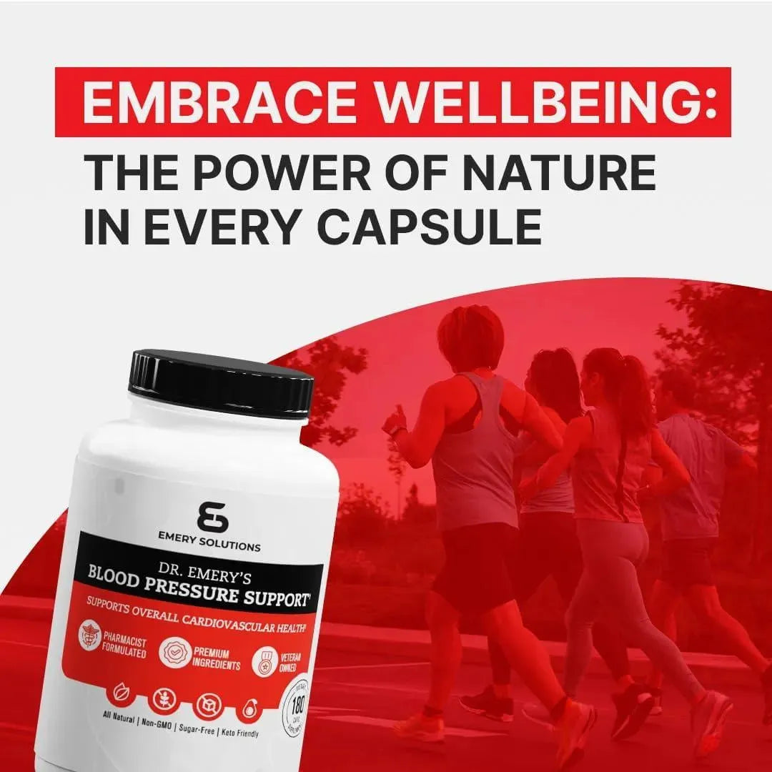 DR EMERY'S - Dr Emery's Blood Pressure Support 180 Capsulas - The Red Vitamin MX - Suplementos Alimenticios - {{ shop.shopifyCountryName }}