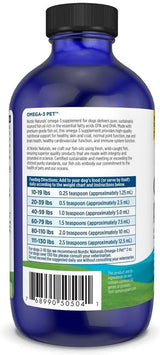 NORDIC NATURALS - Nordic Naturals Omega-3 Pet Unflavored 8 Fl.Oz. - The Red Vitamin MX - Aceite De Pescado Para Perros - {{ shop.shopifyCountryName }}