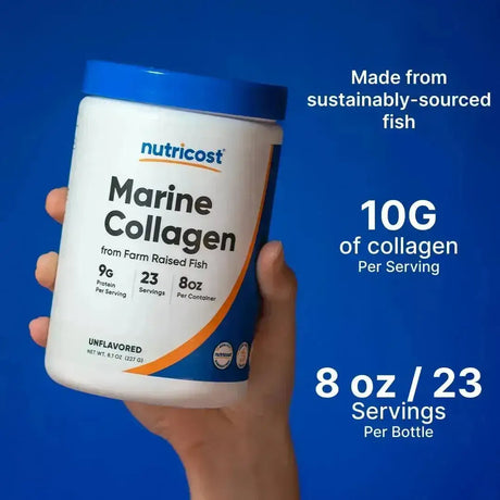 NUTRICOST - Nutricost Marine Collagen Powder 227Gr. - The Red Vitamin MX - Suplementos Alimenticios - {{ shop.shopifyCountryName }}