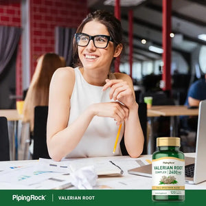 PIPING ROCK - Piping Rock Valerian Root Extract 2400Mg. 120 Capsulas - The Red Vitamin MX - Suplementos Alimenticios - {{ shop.shopifyCountryName }}