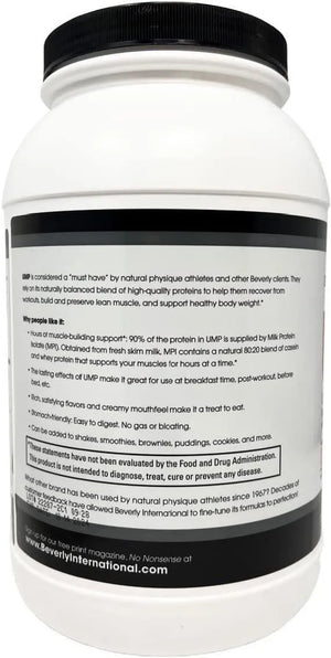 BEVERLY INTERNATIONAL - Beverly International UMP Protein Powder Unique Whey-Casein Ratio Strawberry 930Gr. - The Red Vitamin MX - Suplementos Alimenticios - {{ shop.shopifyCountryName }}