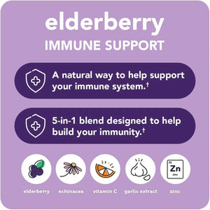 VITAMIN BOUNTY - Vitamin Bounty Elderberry Organic 60 Capsulas - The Red Vitamin MX - Suplementos Alimenticios - {{ shop.shopifyCountryName }}