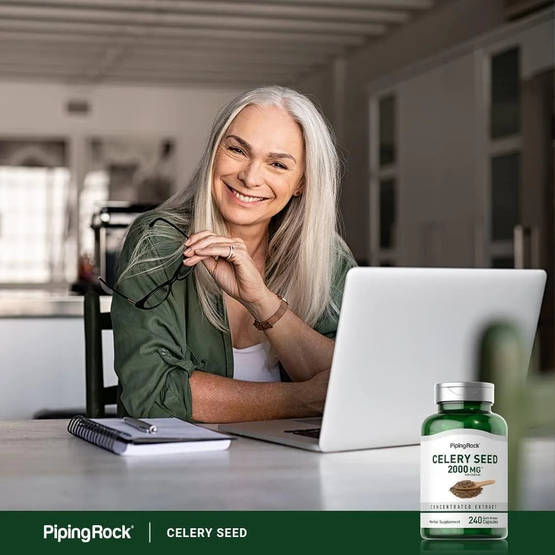 PIPING ROCK - Piping Rock Celery Seed Extract 2000Mg. 240 Capsulas - The Red Vitamin MX - Suplementos Alimenticios - {{ shop.shopifyCountryName }}