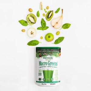 MacroLife Naturals Macro Greens Powder 30 Servicios 283Gr.