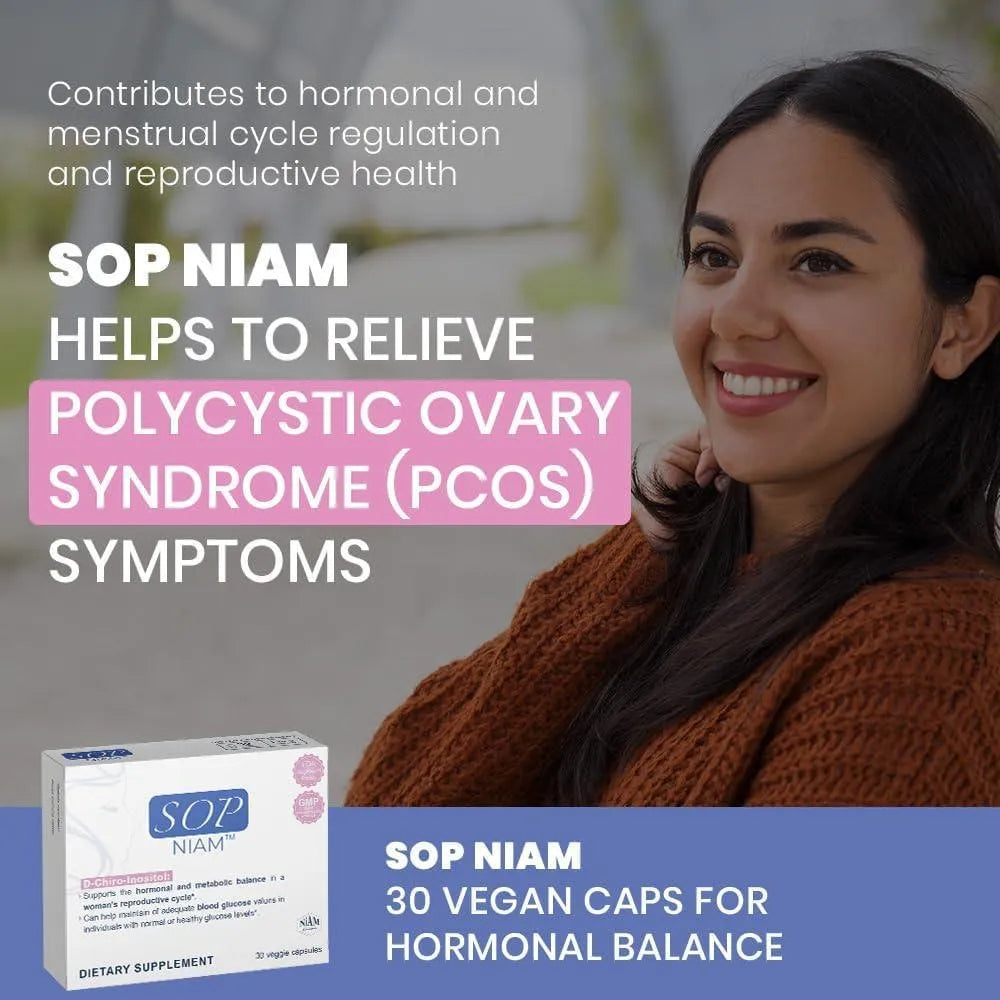 SOP NIAM - SOP NIAM D-Chiro Inositol Supplement for PCOS 30 Capsulas - The Red Vitamin MX - Suplementos Alimenticios - {{ shop.shopifyCountryName }}