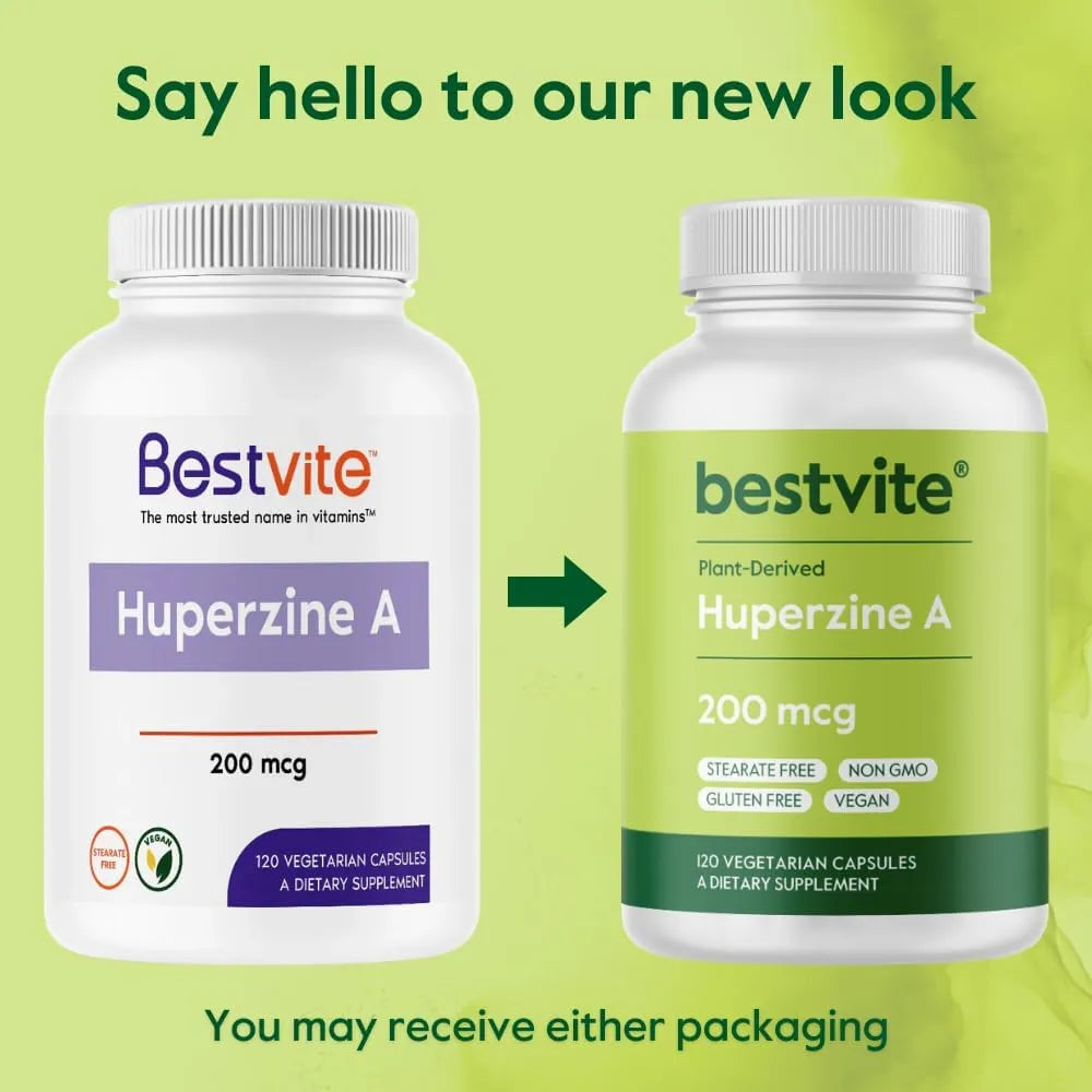 BESTVITE - BESTVITE Huperzine A 200mcg 120 Capsulas - The Red Vitamin MX - Suplementos Alimenticios - {{ shop.shopifyCountryName }}