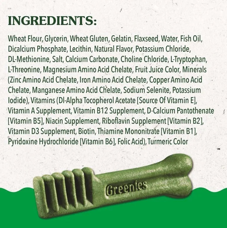 GREENIES - Greenies Puppy Teenie Size Natural Dental Dog Treats 43 Piezas - The Red Vitamin MX - Cuidado Dental Para Perros - {{ shop.shopifyCountryName }}