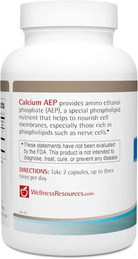 WELLNESS RESOURCES - Wellness Resources Calcium AEP 90 Capsulas - The Red Vitamin MX - Suplementos Alimenticios - {{ shop.shopifyCountryName }}