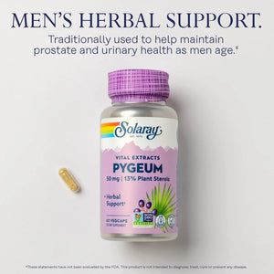 SOLARAY - SOLARAY Pygeum Bark Extract 50Mg. 60 Capsulas - The Red Vitamin MX - Suplementos Alimenticios - {{ shop.shopifyCountryName }}