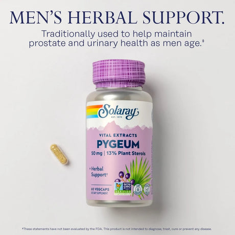 SOLARAY - SOLARAY Pygeum Bark Extract 50Mg. 60 Capsulas - The Red Vitamin MX - Suplementos Alimenticios - {{ shop.shopifyCountryName }}