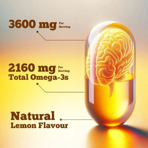 VITAMATIC - Vitamatic Triple Strength Omega 3 Fish Oil 3600Mg. 180 Capsulas Blandas - The Red Vitamin MX - Suplementos Alimenticios - {{ shop.shopifyCountryName }}