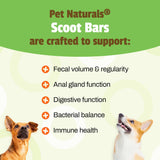 Pet Naturals Scoot Bars for Dogs Digestive Support 30 Masticables