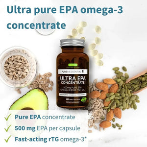 IGENNUS - Igennus Ultra Pure EPA Omega-3 Concentrate 500Mg. 180 Capsulas Blandas - The Red Vitamin MX - Suplementos Alimenticios - {{ shop.shopifyCountryName }}