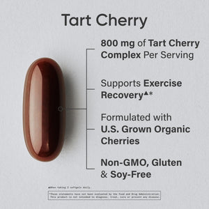 Sports Research Tart Cherry Concentrate 60 Capsulas Blandas