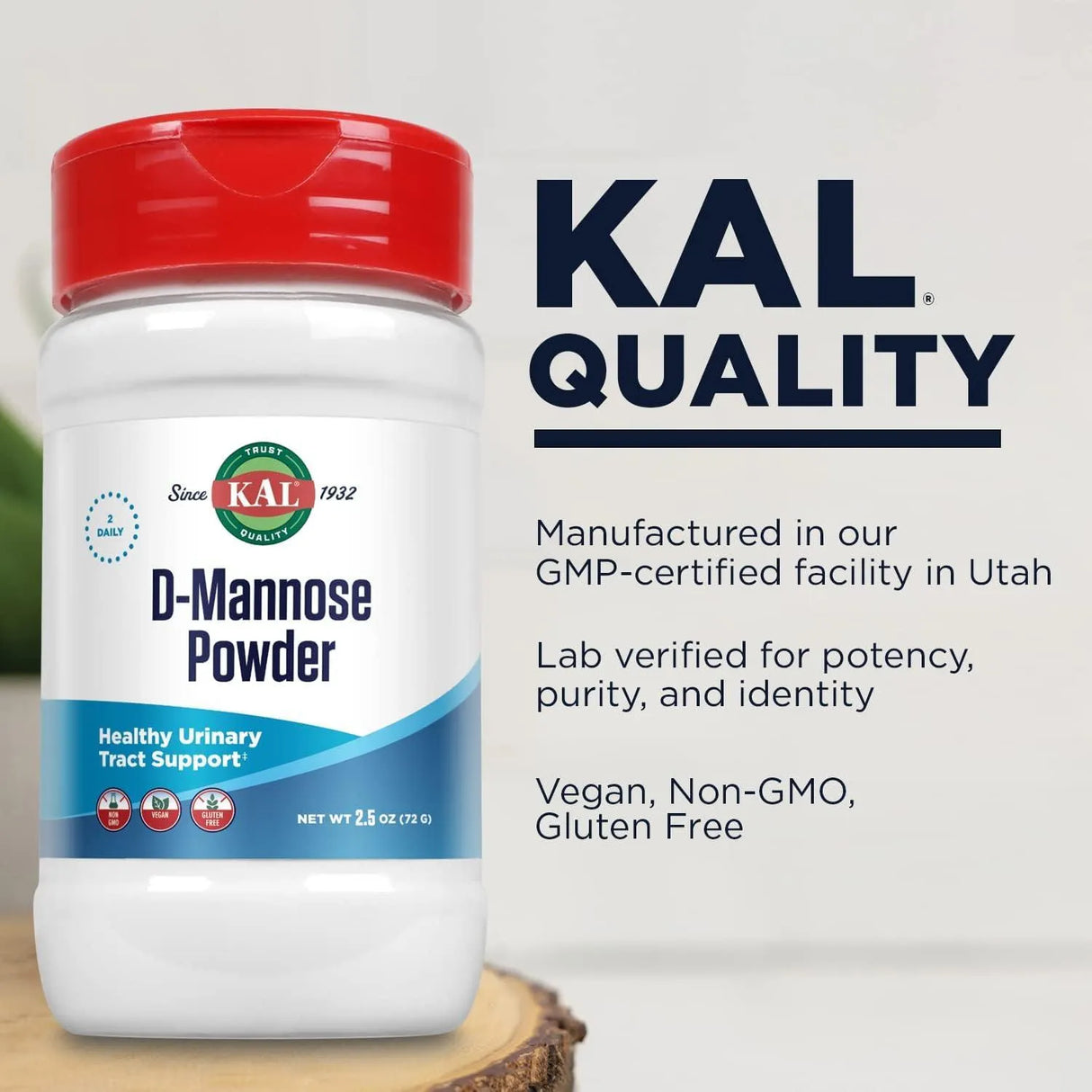 KAL - KAL D Mannose Powder 1600Mg. 72Gr. - The Red Vitamin MX - Suplementos Alimenticios - {{ shop.shopifyCountryName }}