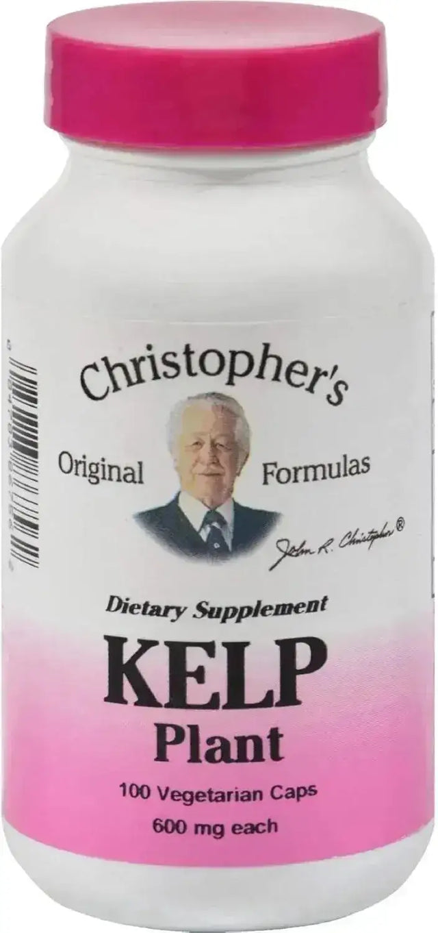 CHRISTOPHER´S - ‎ Dr. Christopher's Formula Kelp 600Mg. 100 Capsulas - The Red Vitamin MX - Suplementos Alimenticios - {{ shop.shopifyCountryName }}