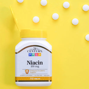 21ST CENTURY - 21st Century Niacin 100Mg. 110 Tabletas - The Red Vitamin MX - Suplementos Alimenticios - {{ shop.shopifyCountryName }}