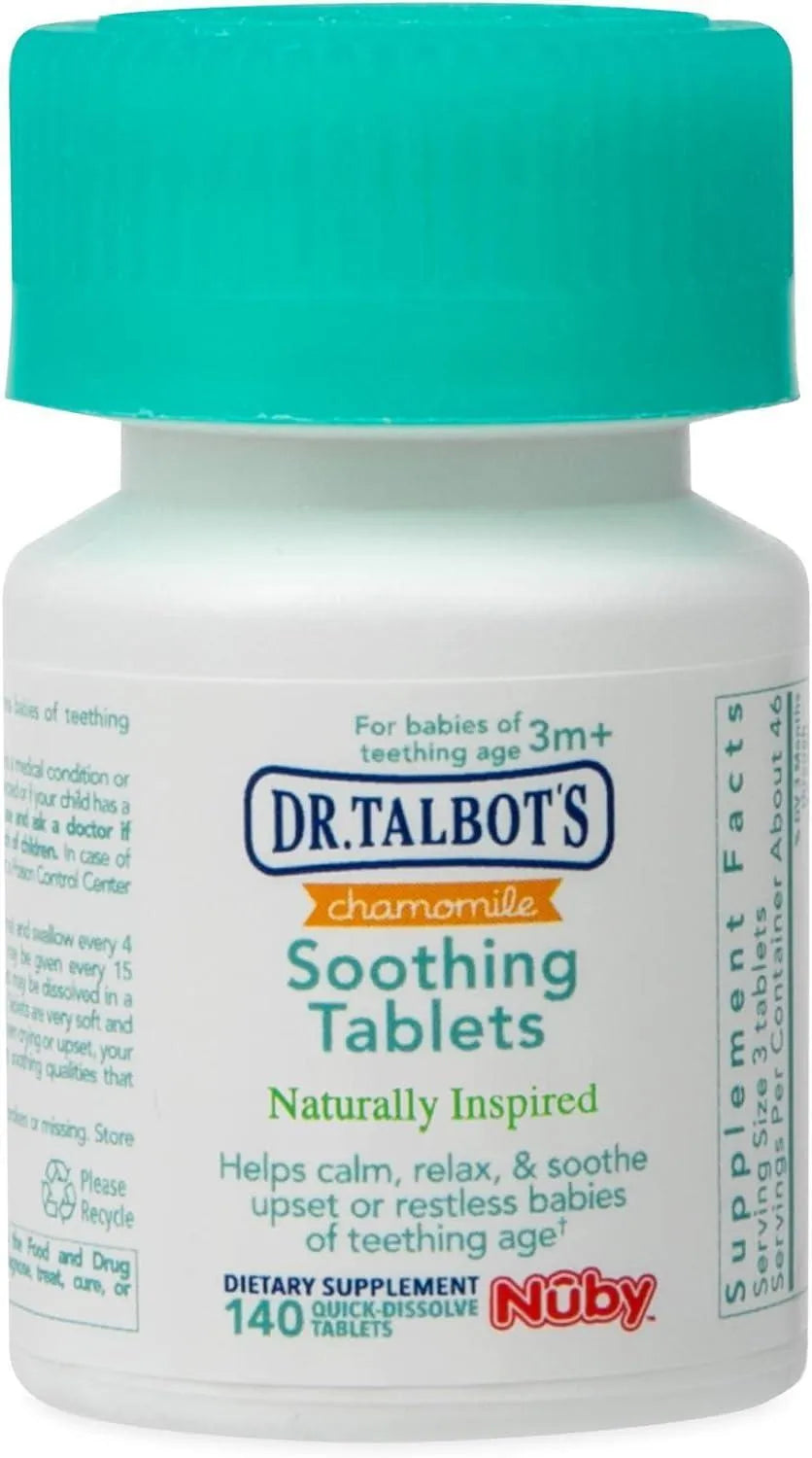 DR. TALBOT'S - Dr. Talbot's Chamomile Soothing Tablets 140 Tabletas - The Red Vitamin MX - Suplementos Alimenticios - {{ shop.shopifyCountryName }}