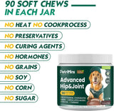 PETRIMINS - PetriMins Advanced Hip & Joint Supplement for Dogs Chicken 90 Masticables - The Red Vitamin MX - Cuidado De Cadera Y Articulaciones Para Perros - {{ shop.shopifyCountryName }}