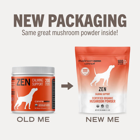 OM - Om Mushroom Matrix Zen Matrix Mushroom Blend Pet 200Gr. - The Red Vitamin MX - Suplementos Herbales Para Perros - {{ shop.shopifyCountryName }}