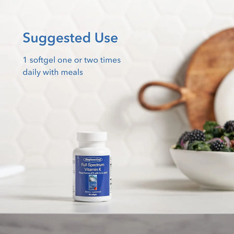 ALLERGY RESEARCH GROUP - Allergy Research Group Full Spectrum Vitamin K 90 Capsulas Blandas - The Red Vitamin MX - Suplementos Alimenticios - {{ shop.shopifyCountryName }}
