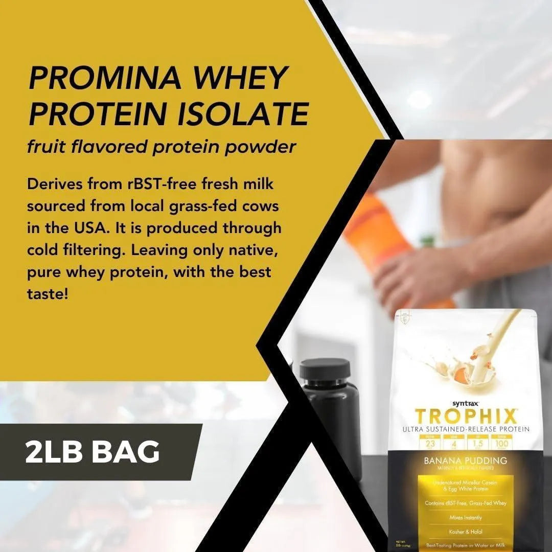 TROPHIX - Trophix Undenatured Casein Protein Banana Pudding 2 Lb. - The Red Vitamin MX - Suplementos Alimenticios - {{ shop.shopifyCountryName }}