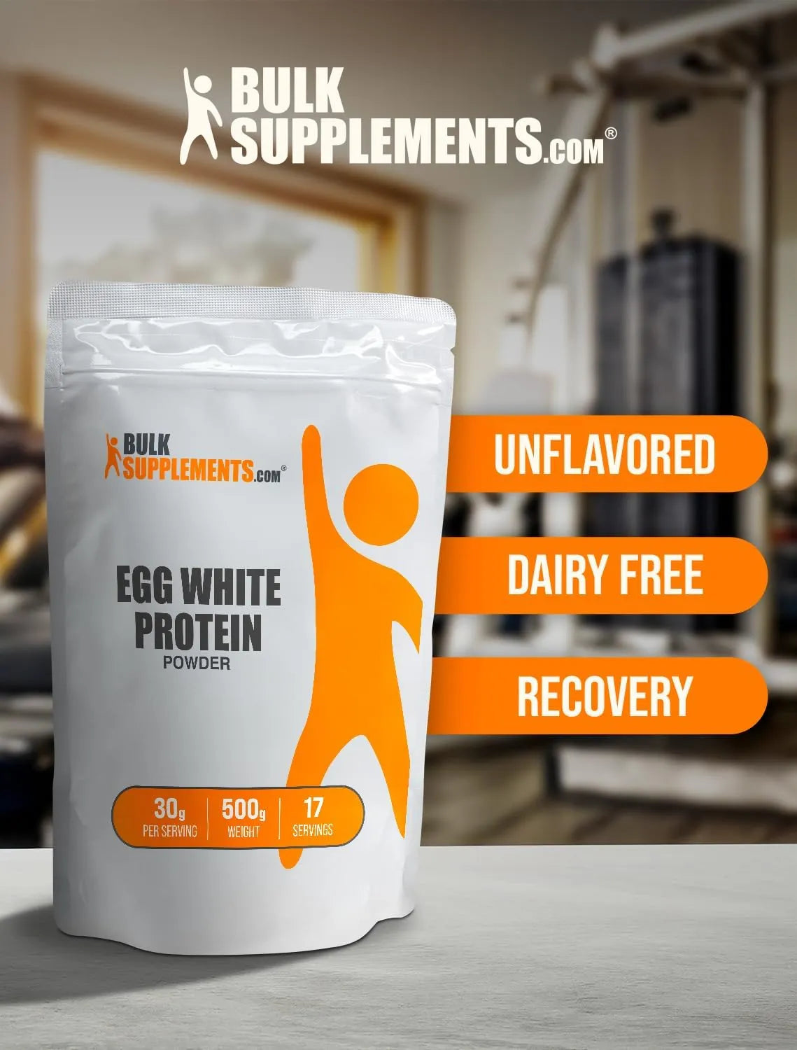 BULK SUPPLEMENTS - Bulk Supplements Unflavored Egg White Protein Powder 500Gr. - The Red Vitamin MX - Suplementos Alimenticios - {{ shop.shopifyCountryName }}