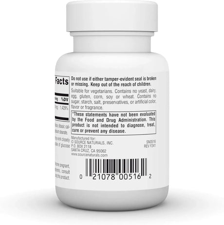 SOURCE NATURALS - Source Naturals Ultra Chromium Picolinate 500mcg 120 Tabletas - The Red Vitamin MX - Suplementos Alimenticios - {{ shop.shopifyCountryName }}