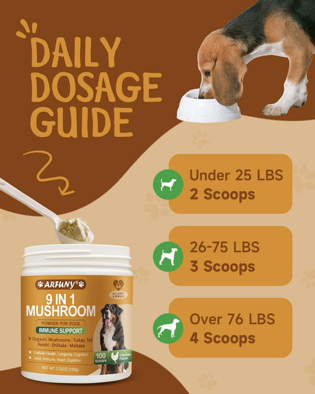 SANTKOL - SANTKOL Mushroom Supplement for Dogs 100 Servicios 100Gr. - The Red Vitamin MX - Suplementos Herbales Para Perros - {{ shop.shopifyCountryName }}