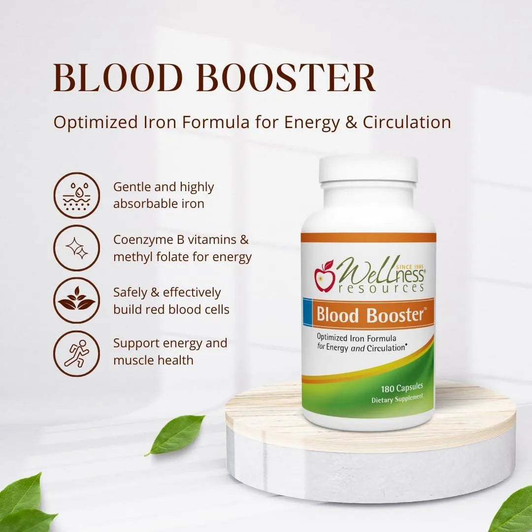 WELLNESS RESOURCES - Wellness Resources Blood Booster 180 Capsulas - The Red Vitamin MX - Suplementos Alimenticios - {{ shop.shopifyCountryName }}