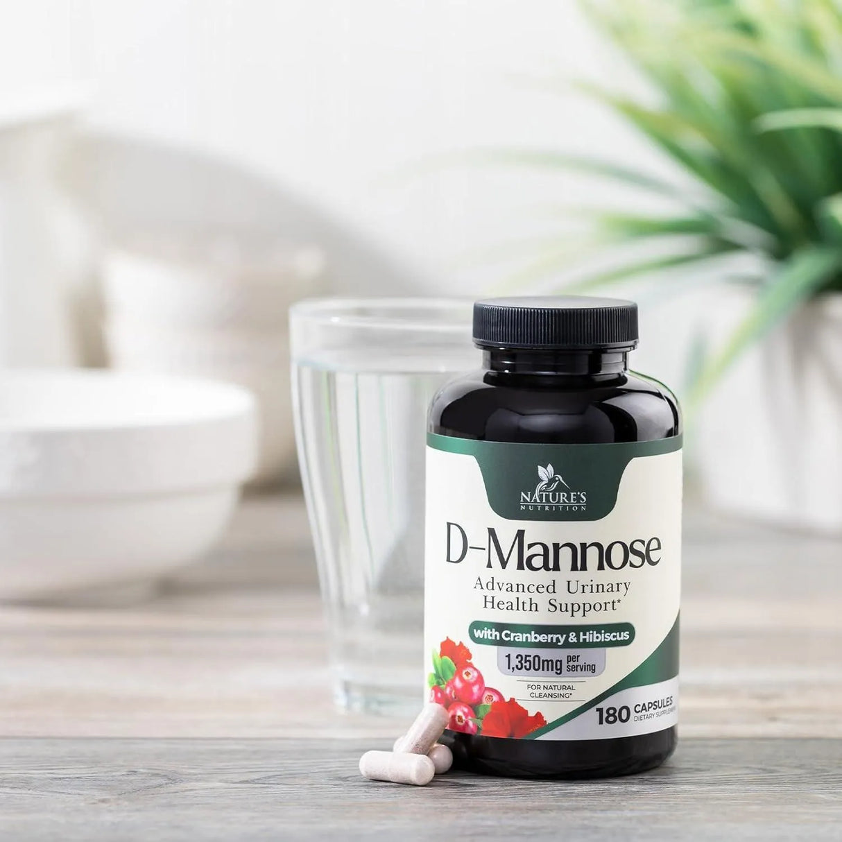 NATURE'S NUTRITION - Nature's Nutrition D-Mannose & Cranberry Extract 1350Mg. 180 Capsulas - The Red Vitamin MX - Suplementos Alimenticios - {{ shop.shopifyCountryName }}