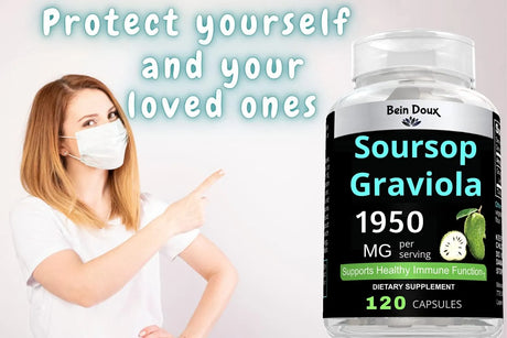 BEIN DOUX - BEIN DOUX Soursop Graviola 1950Mg. 120 Capsulas - The Red Vitamin MX - Suplementos Alimenticios - {{ shop.shopifyCountryName }}