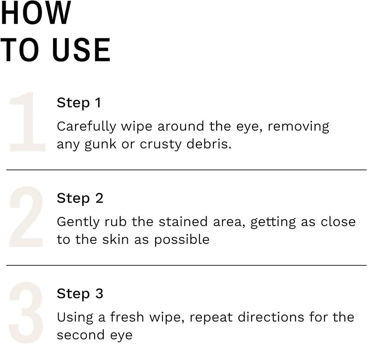 Eye Envy Tear Stain Wipes for Cats 60 Toallitas