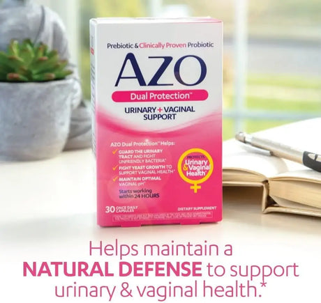AZO - AZO Dual Protection Urinary + Vaginal Support 30 Capsulas 2 Pack - The Red Vitamin MX - Suplementos Alimenticios - {{ shop.shopifyCountryName }}