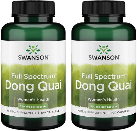 SWANSON - Swanson Dong Quai 530Mg. 100 Capsulas 2 Pack - The Red Vitamin MX - Suplementos Alimenticios - {{ shop.shopifyCountryName }}